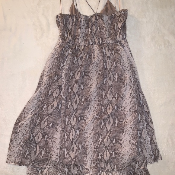 Banana Republic Strappy Snake Print Dress - Picture 4 of 4